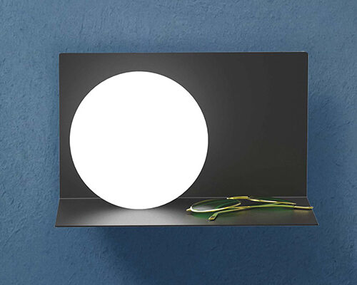 marchetti illuminazione balance black blue background