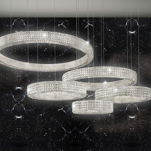 marchetti-illuminazione-calipso-silver-composition-black-marble-background