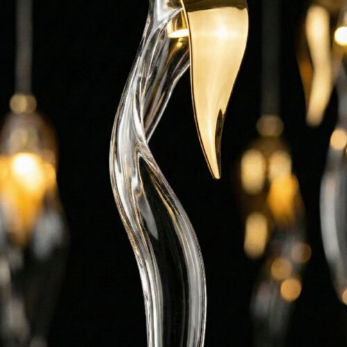 decollete oro lucido